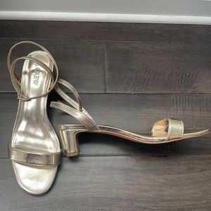 J. Crew gold heels